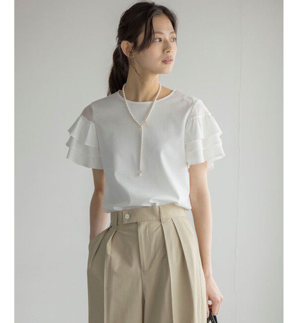 組曲「コットンポンチシア－スリーブ ブラウス」|Tシャツ・カットソー|