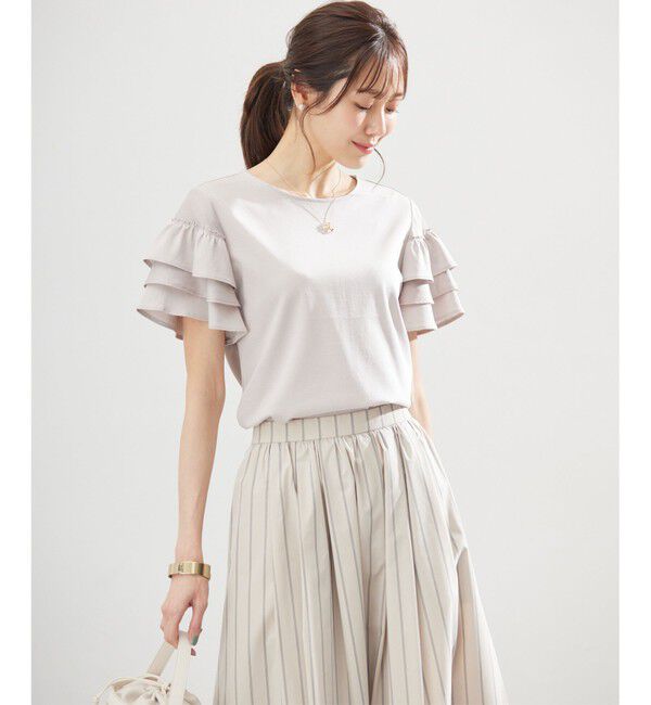 組曲「コットンポンチシア－スリーブ ブラウス」|Tシャツ・カットソー|