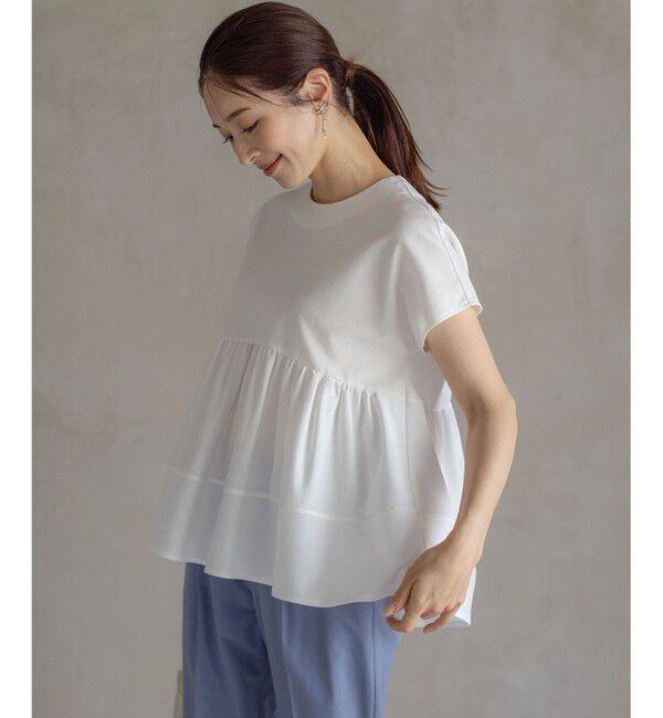 組曲「ツイルジャージーティアード カットソー」|Tシャツ・カットソー|