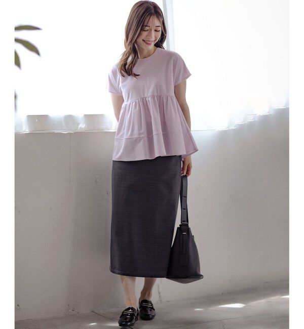 組曲「ツイルジャージーティアード カットソー」|Tシャツ・カットソー|