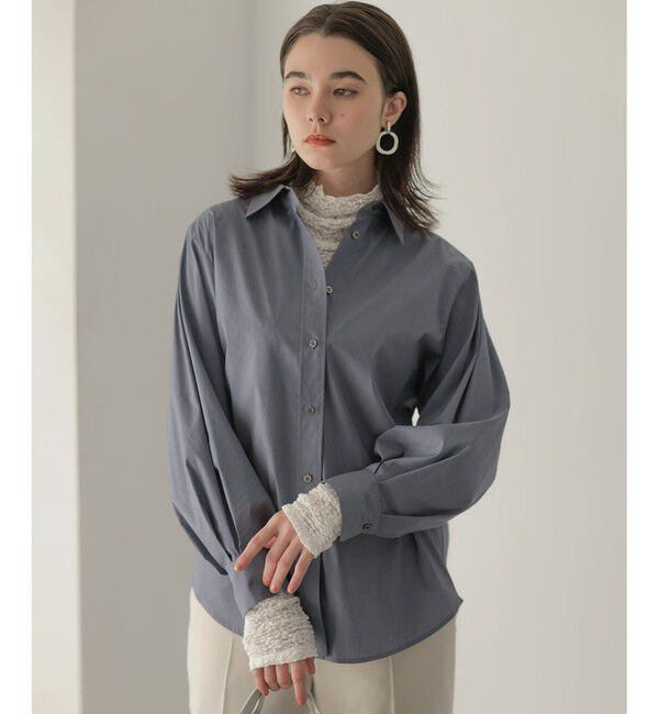 組曲「エアリーシャーティング オーバーシャツ」|シャツ・ブラウス|