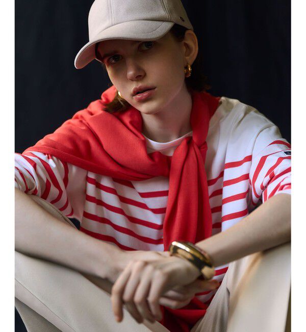 23区「【洗える】Armor-lux パネルボーダー 長袖Tシャツ」|Tシャツ・カットソー|