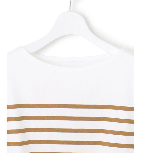 23区「【洗える】Armor-lux パネルボーダー 長袖Tシャツ」|Tシャツ・カットソー|