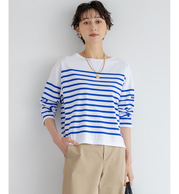 23区「【洗える】Armor-lux パネルボーダー 長袖Tシャツ」|Tシャツ・カットソー|ｵﾌ&times;ﾛｲﾔﾙ