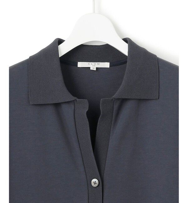 23区「【SLOW/一部店舗限定】ライトダンボール スキッパー ワンピース」|ワンピース|