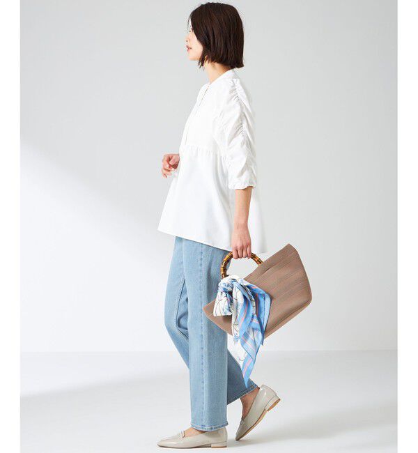 ANY SIS「【洗える】ギャザースリーブ ブラウス」|シャツ・ブラウス|