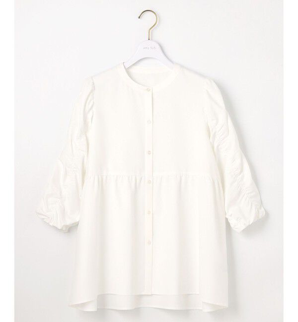 ANY SIS「【洗える】ギャザースリーブ ブラウス」|シャツ・ブラウス|