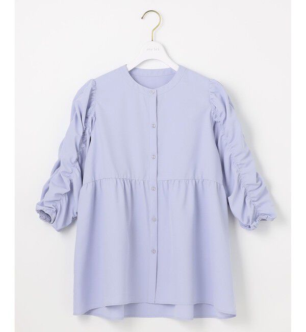 ANY SIS「【洗える】ギャザースリーブ ブラウス」|シャツ・ブラウス|