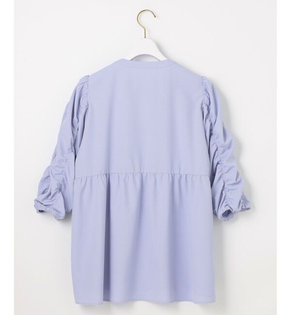 ANY SIS「【洗える】ギャザースリーブ ブラウス」|シャツ・ブラウス|
