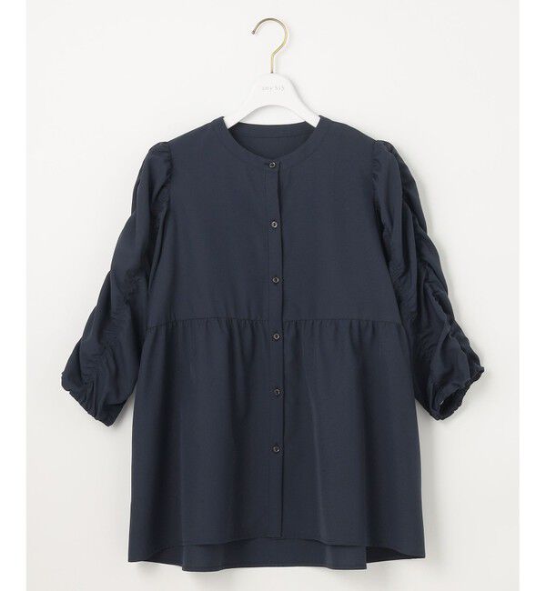 ANY SIS「【洗える】ギャザースリーブ ブラウス」|シャツ・ブラウス|