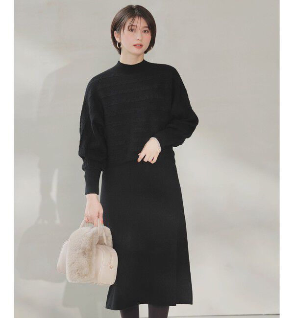 ANY SIS「【2SET】ニット ボレロ &times; ワンピース セット」|ワンピース|