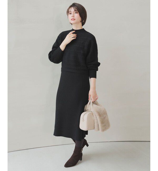 ANY SIS「【2SET】ニット ボレロ &times; ワンピース セット」|ワンピース|