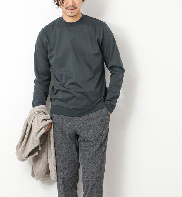 NOLLEY'S goodman「《ビジカジ対応》シルケットスムースドレスL/S Tシャツ 25AW」|Tシャツ・カットソー|