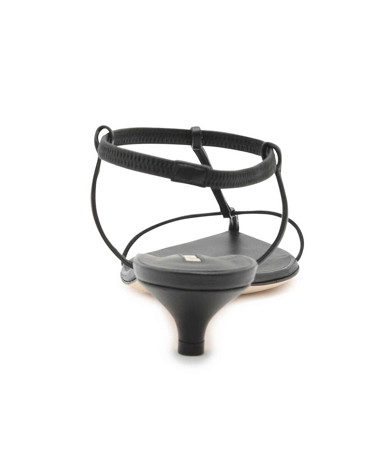 SALON adam et rope'「[ご好評につき追加決定！]【BRENTA】アンクルゴムストラップヒールサンダル」|サンダル|