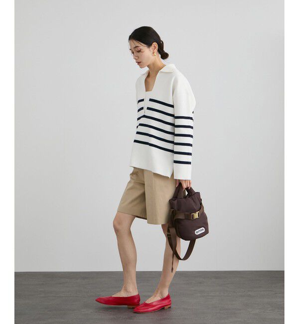 SALON adam et rope'「【WEB限定】スキッパーニットプルオーバー」|ニット・セーター|