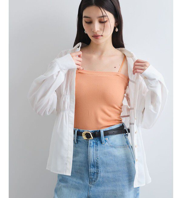 VIS「【洗える】チューブトップキャミソール」|キャミソール|