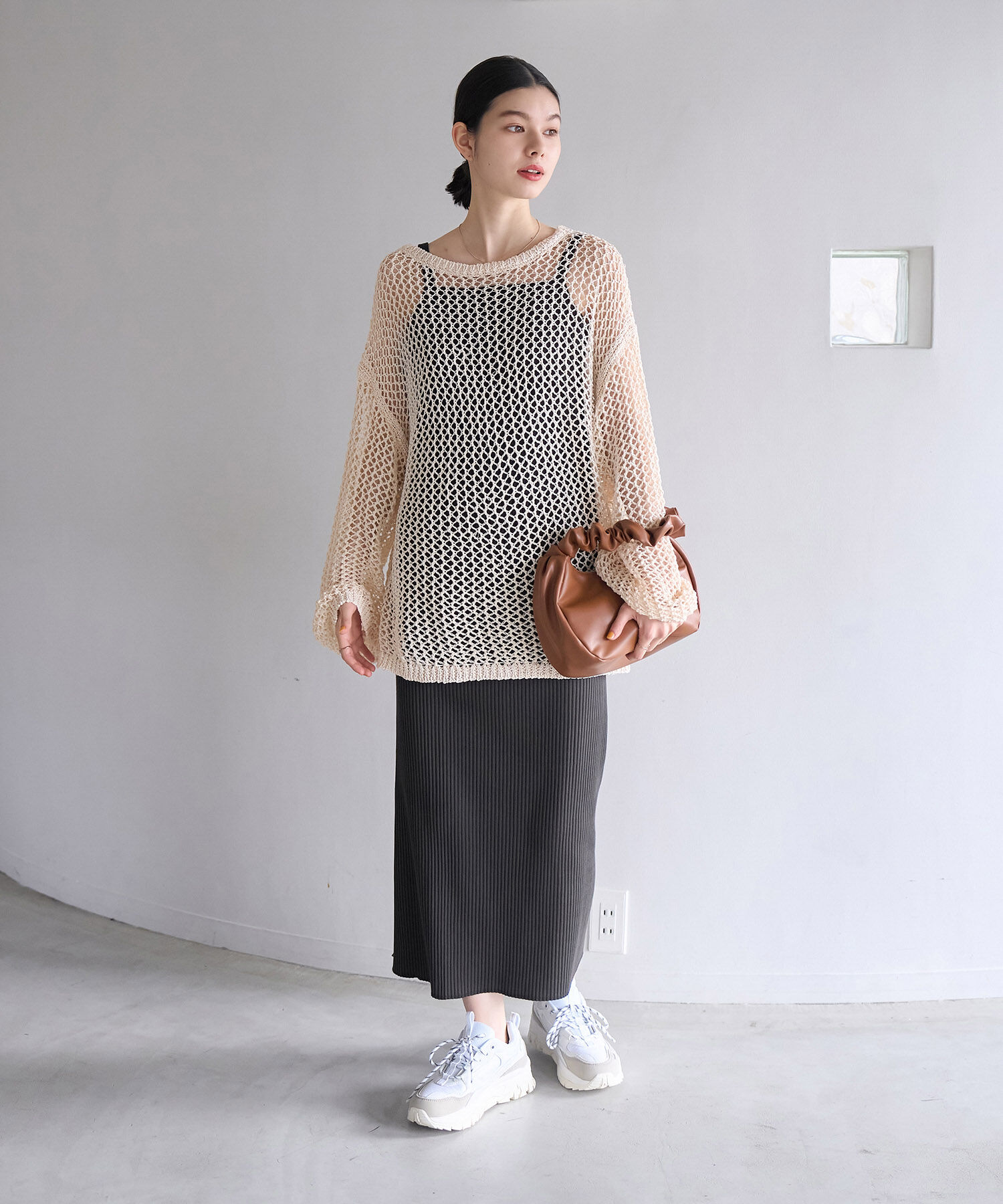 ROPE' PICNIC R「メッシュニットトップス」|ニット・セーター|