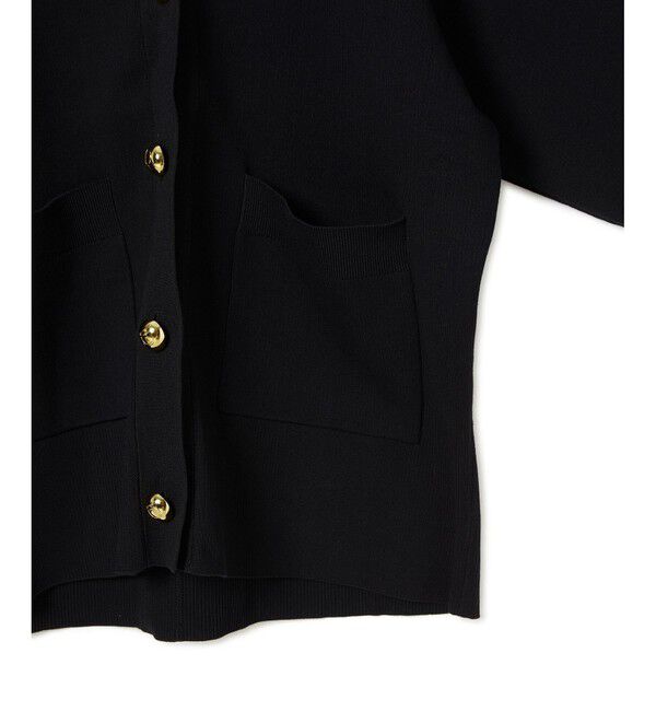 ADAM ET ROPE'「【サステナブル】ロゴボタンミドルカーディガン」|カーディガン|