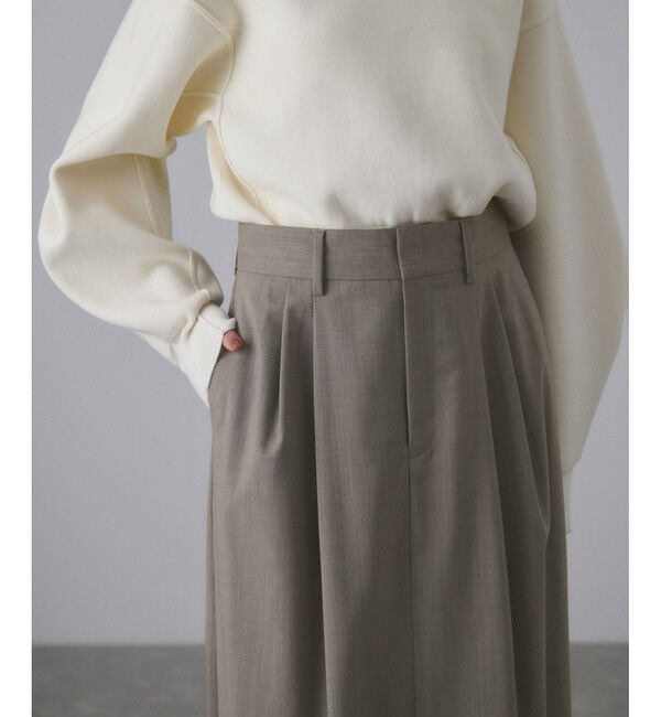 ADAM ET ROPE'「【サステナブル】TWバレルスカート」|スカート|