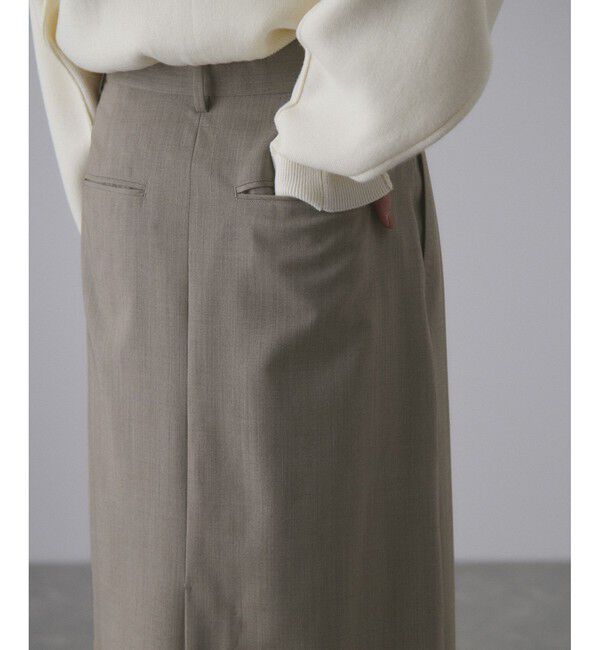 ADAM ET ROPE'「【サステナブル】TWバレルスカート」|スカート|