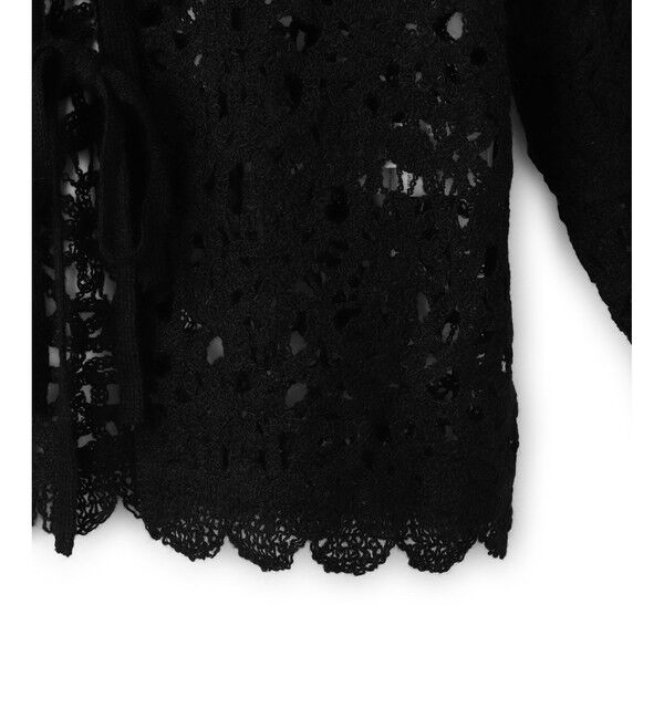 ADAM ET ROPE'「ウールクロシェレーストップス」|シャツ・ブラウス|