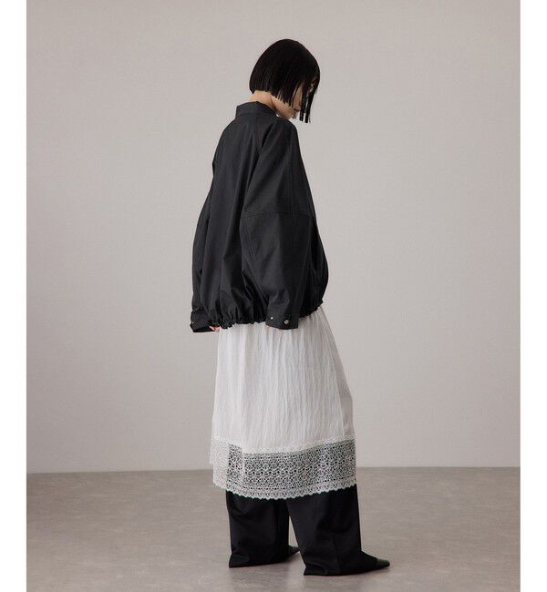 ADAM ET ROPE'「【サステナブル】グランウォームシルエットブルゾン/撥水」|ブルゾン・スタジャン|