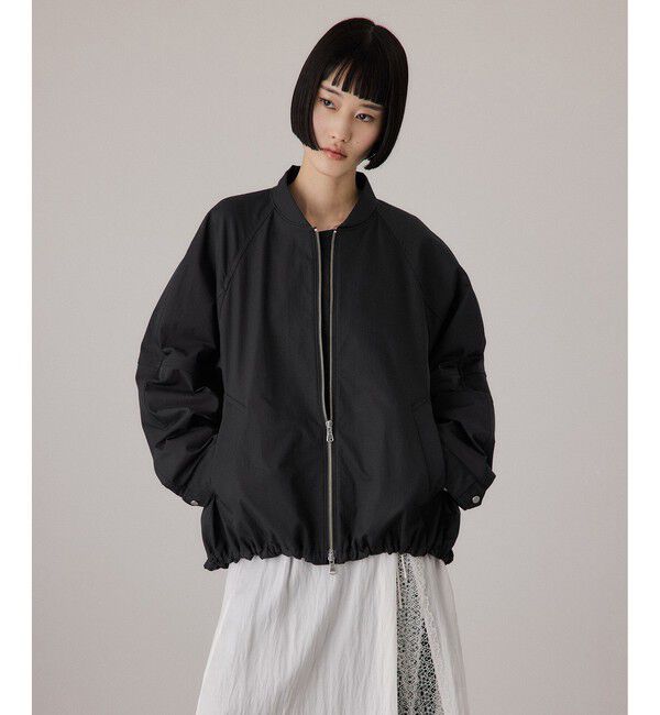 ADAM ET ROPE'「【サステナブル】グランウォームシルエットブルゾン/撥水」|ブルゾン・スタジャン|