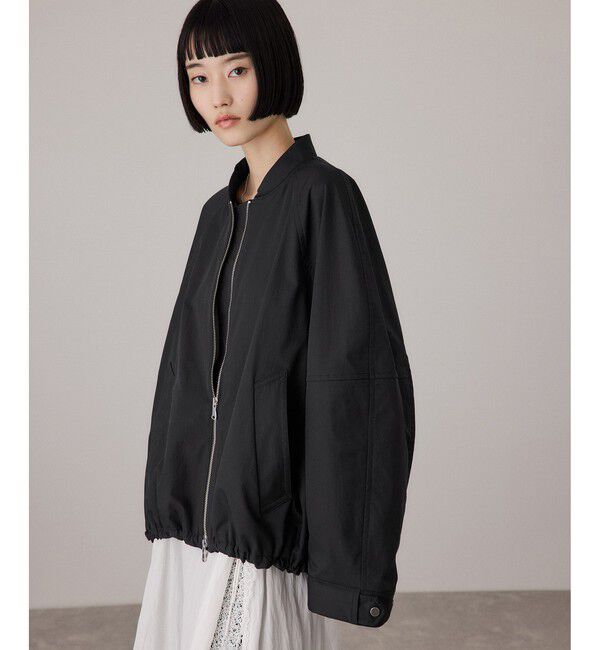 ADAM ET ROPE'「【サステナブル】グランウォームシルエットブルゾン/撥水」|ブルゾン・スタジャン|