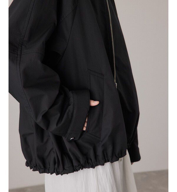 ADAM ET ROPE'「【サステナブル】グランウォームシルエットブルゾン/撥水」|ブルゾン・スタジャン|