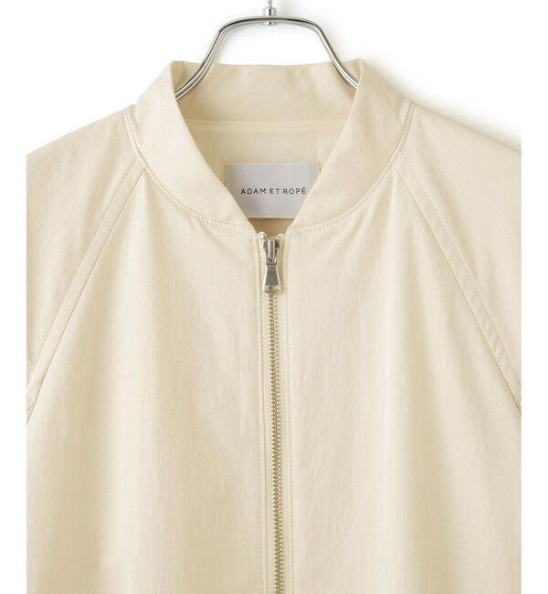 ADAM ET ROPE'「【サステナブル】グランウォームシルエットブルゾン/撥水」|ブルゾン・スタジャン|