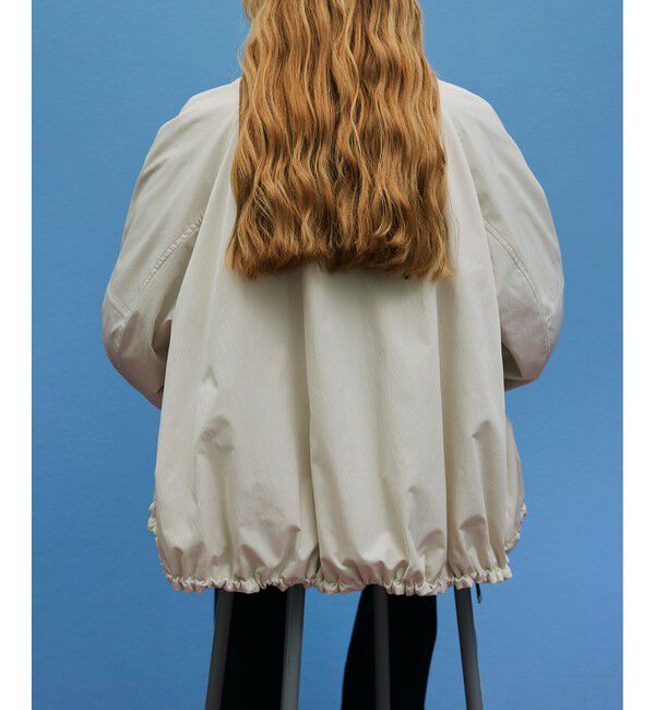 ADAM ET ROPE'「【サステナブル】グランウォームシルエットブルゾン/撥水」|ブルゾン・スタジャン|