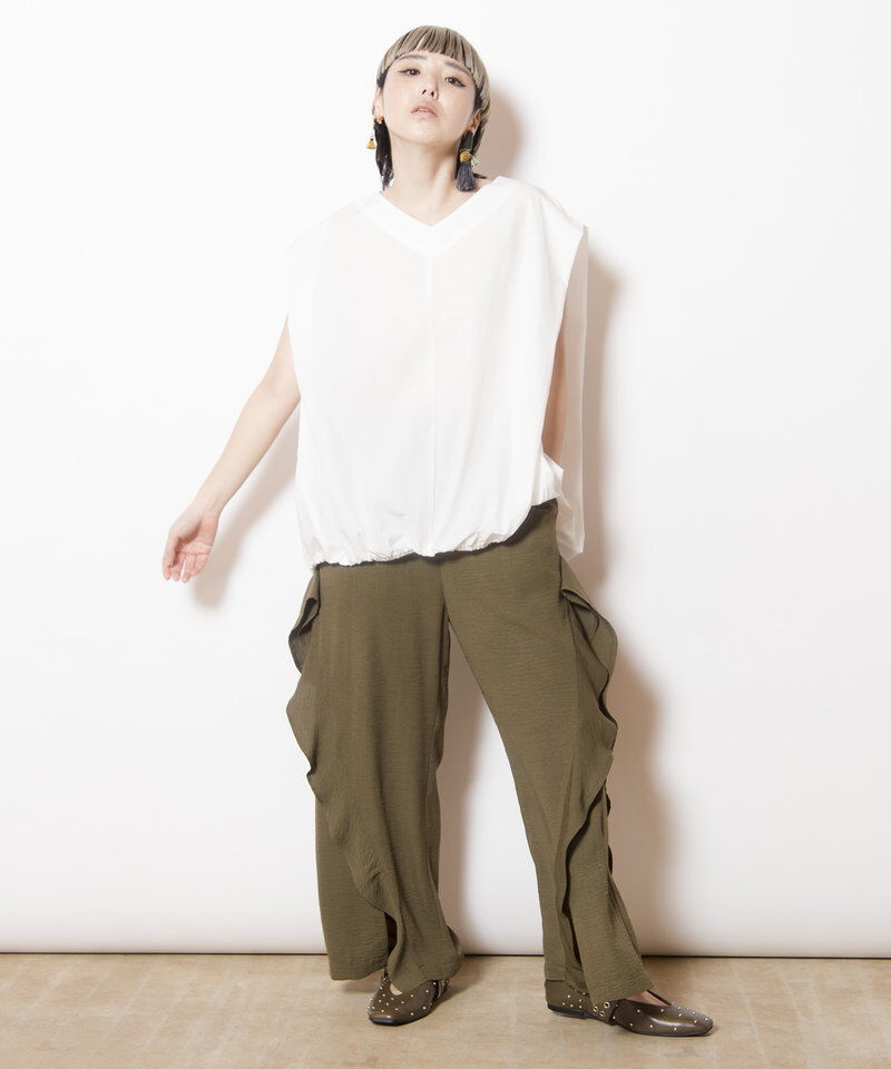  「ショルダータックバルーンブラウス」|シャツ・ブラウス|