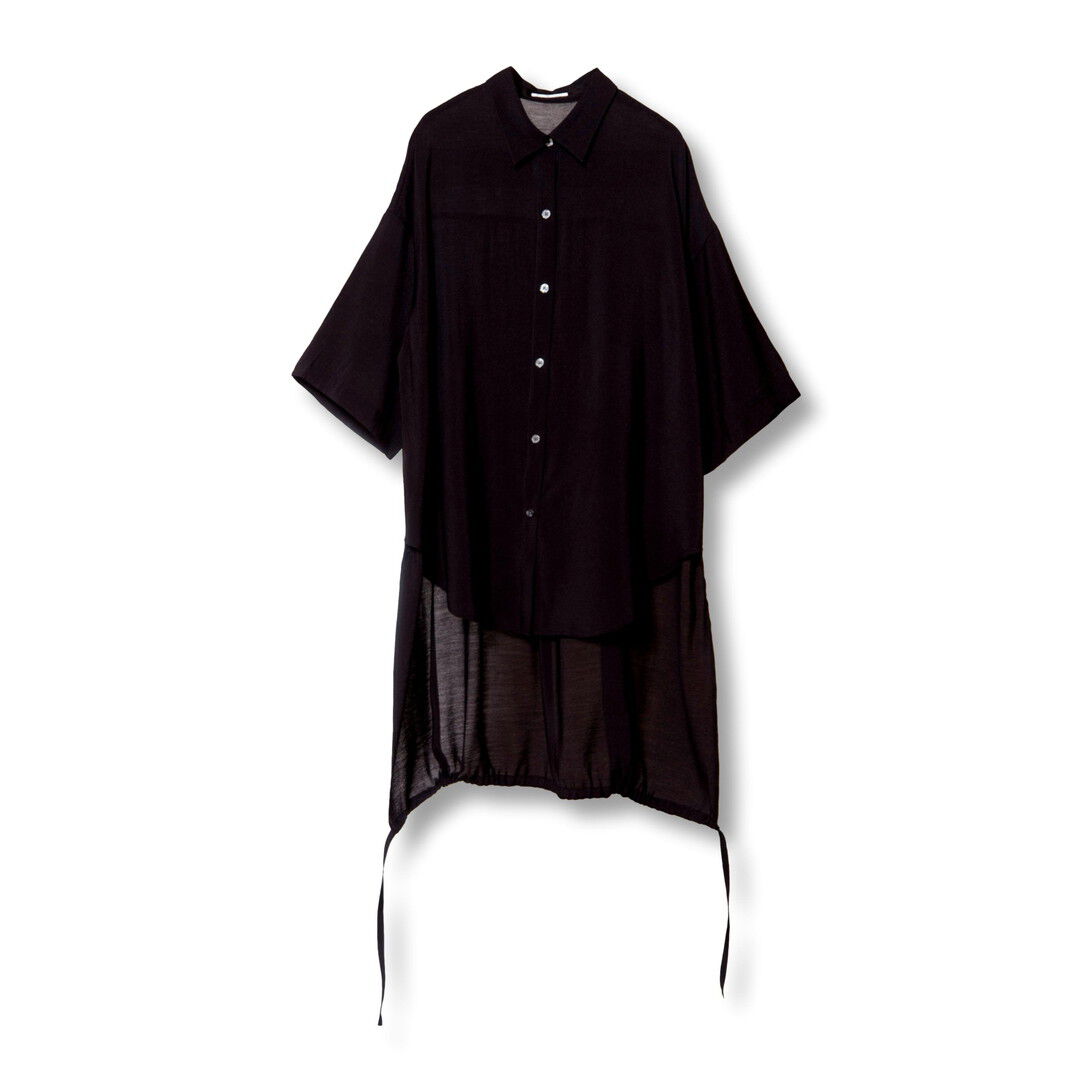  「【WEB限定アイテム】ﾊﾞｯｸﾛﾝｸﾞｷﾞｬｻﾞｰﾌﾞﾗｳｽ」|シャツ・ブラウス|