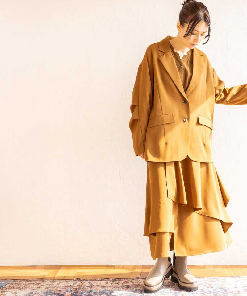  「タックスリーブテーラードジャケット」|テーラードジャケット|