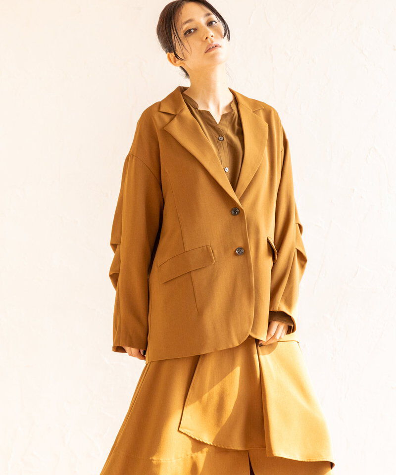  「タックスリーブテーラードジャケット」|テーラードジャケット|