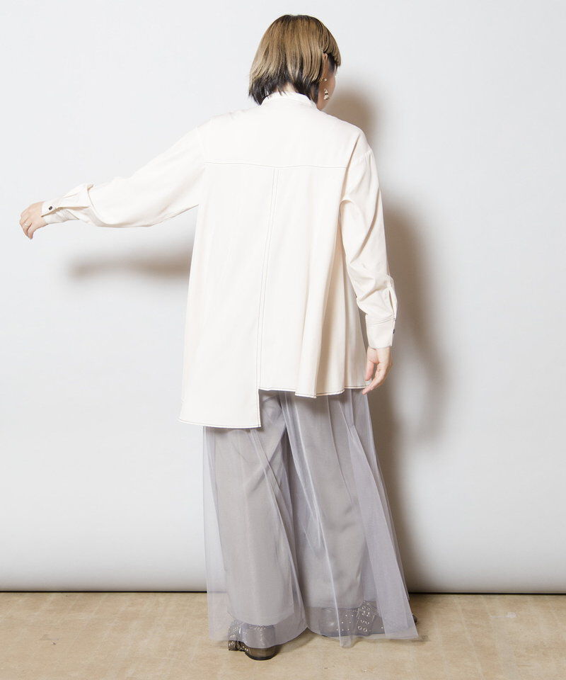  「アシンメトリーフレアーブラウス」|シャツ・ブラウス|