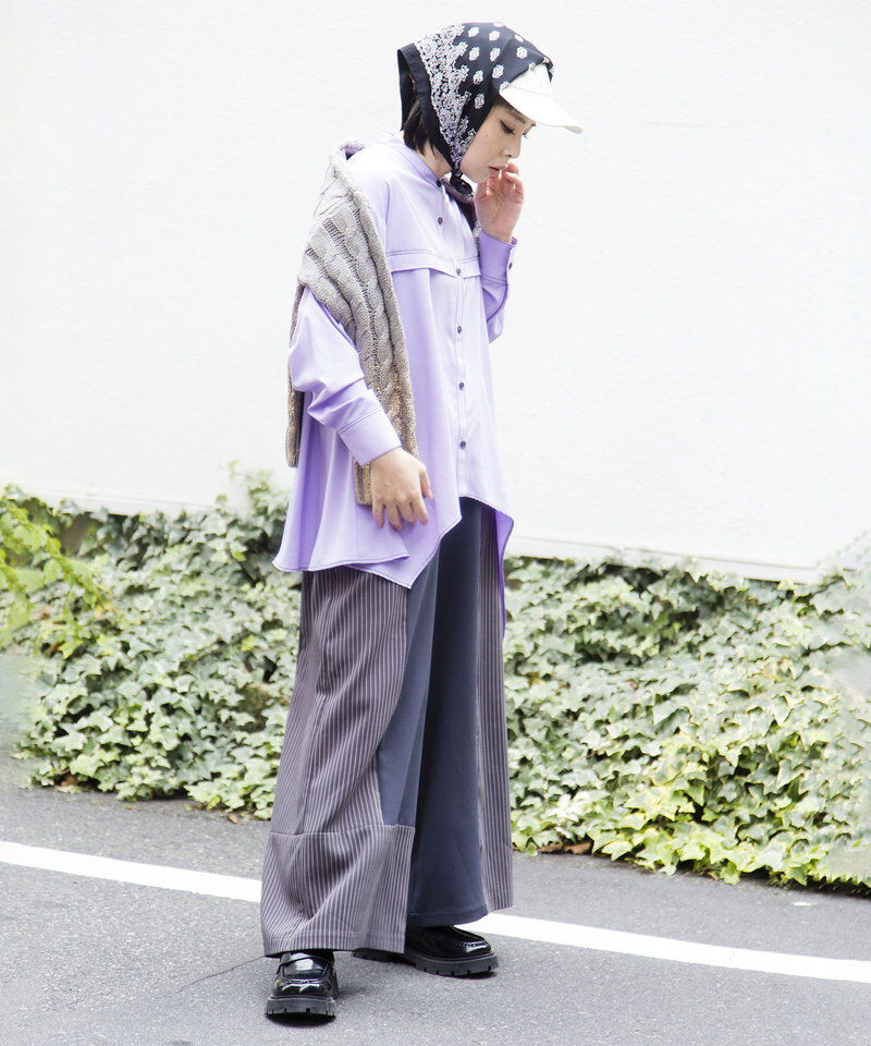  「アシンメトリーフレアーブラウス」|シャツ・ブラウス|