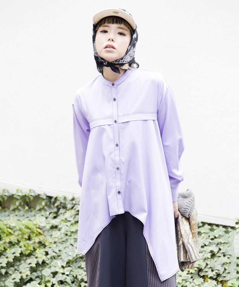  「アシンメトリーフレアーブラウス」|シャツ・ブラウス|