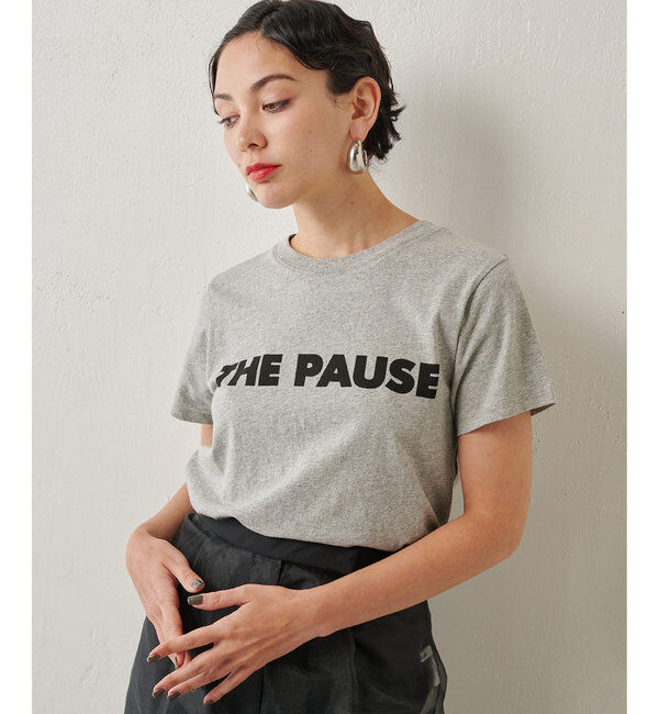 THE PAUSE「【THE PAUSE】THE PAUSE Tシャツ」|Tシャツ・カットソー|グレー