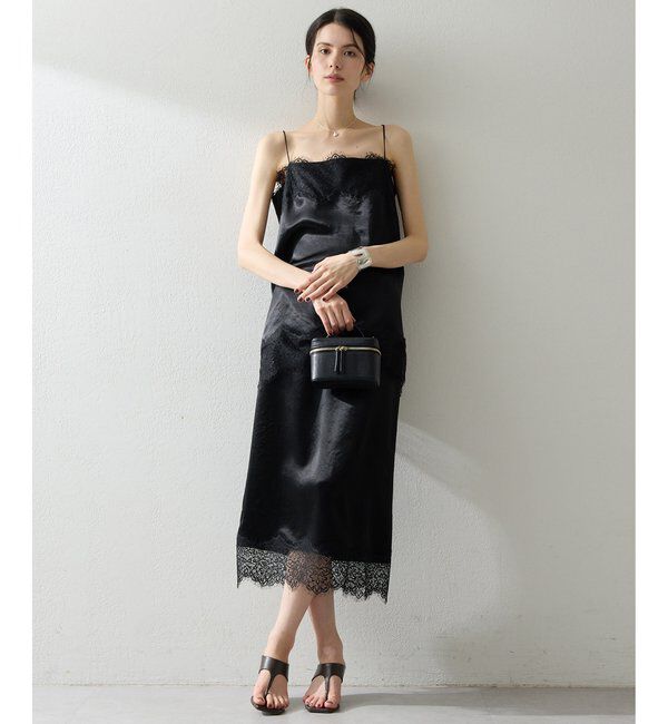  「サテンレースキャミソール」|シャツ・ブラウス|