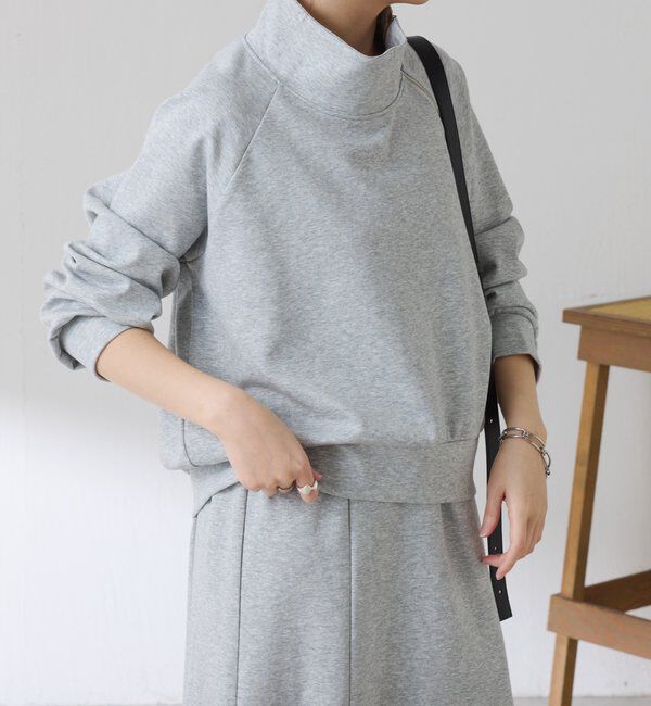  「アシメハーフジップセットアップ」|ワンピース|