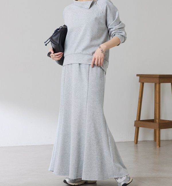  「アシメハーフジップセットアップ」|ワンピース|