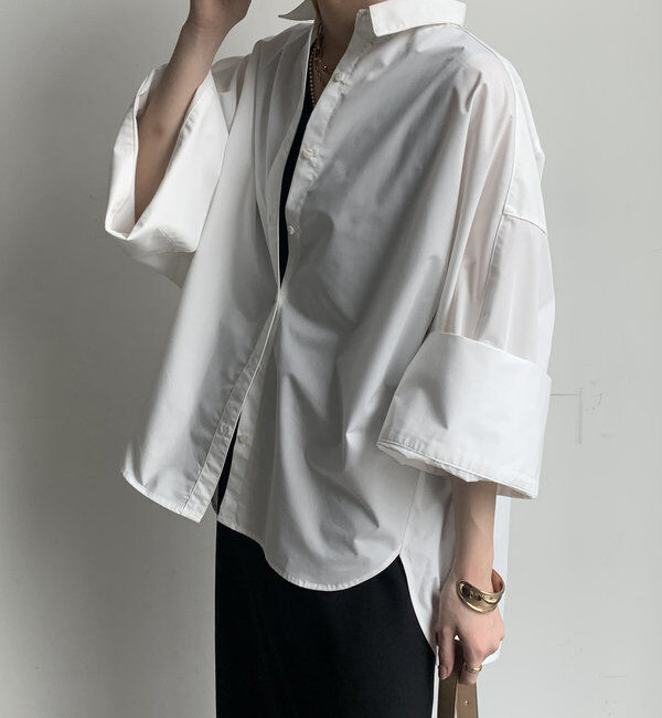  「【WEB限定】ビッグカフスシャツ」|シャツ・ブラウス|