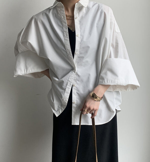  「【WEB限定】ビッグカフスシャツ」|シャツ・ブラウス|