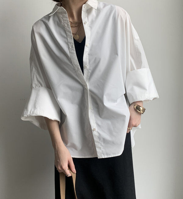  「【WEB限定】ビッグカフスシャツ」|シャツ・ブラウス|