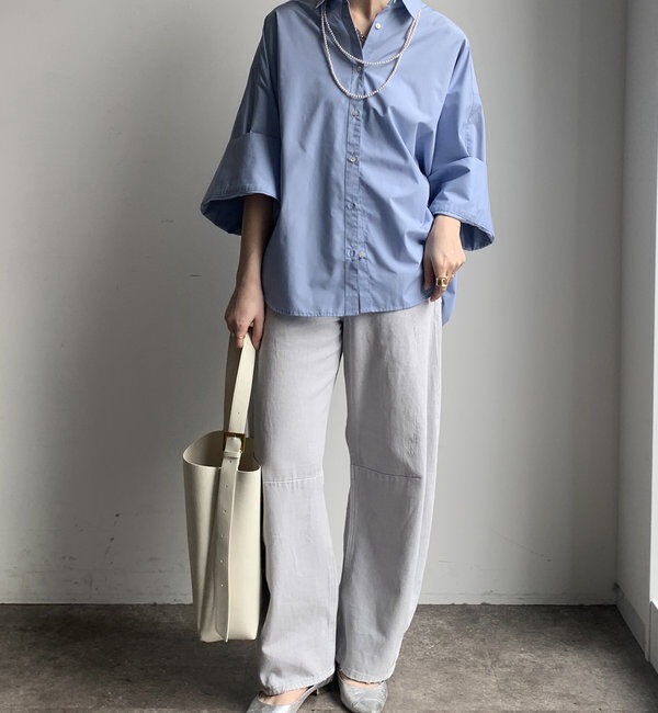  「【WEB限定】ビッグカフスシャツ」|シャツ・ブラウス|