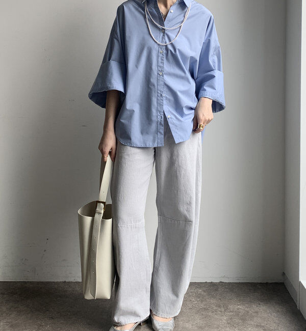  「【WEB限定】ビッグカフスシャツ」|シャツ・ブラウス|