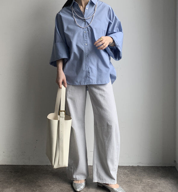  「【WEB限定】ビッグカフスシャツ」|シャツ・ブラウス|