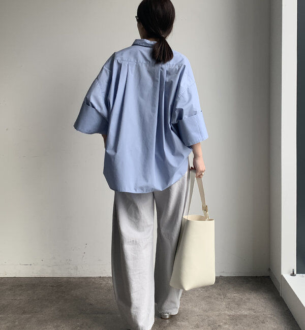  「【WEB限定】ビッグカフスシャツ」|シャツ・ブラウス|