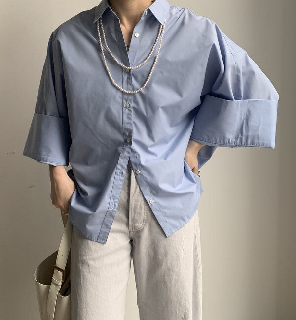  「【WEB限定】ビッグカフスシャツ」|シャツ・ブラウス|